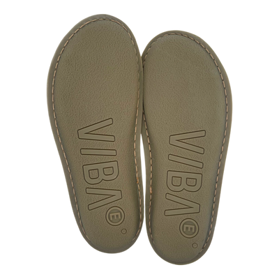 VIBAe Roma leather slippers, fawn tan | 46