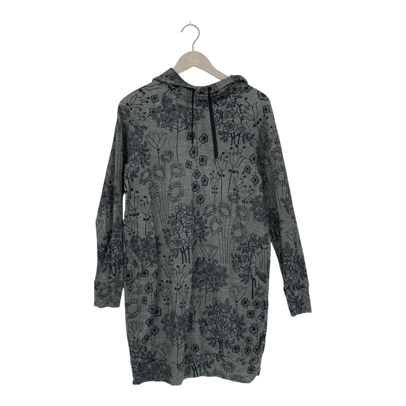 Versonpuoti hooded tunic, flower | woman S