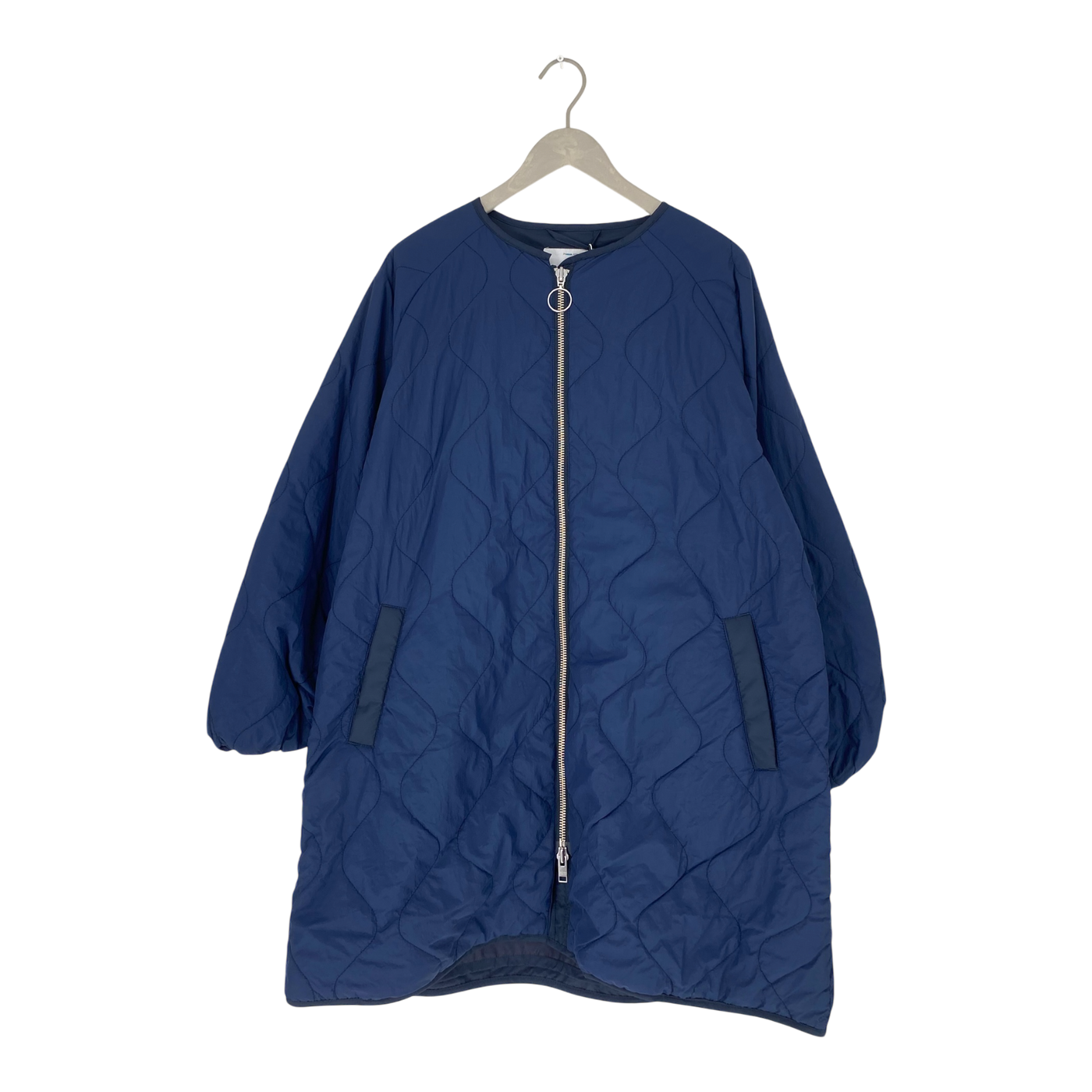 Embassy of Bricks and Logs siera quilted coat, navy blue | woman S