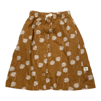 Mainio button skirt, flower | 86/92cm