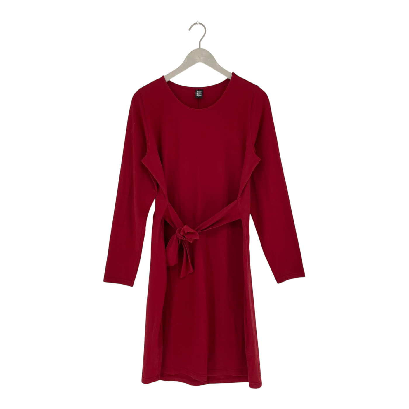 Kaiko belted dress, fire brick | woman L