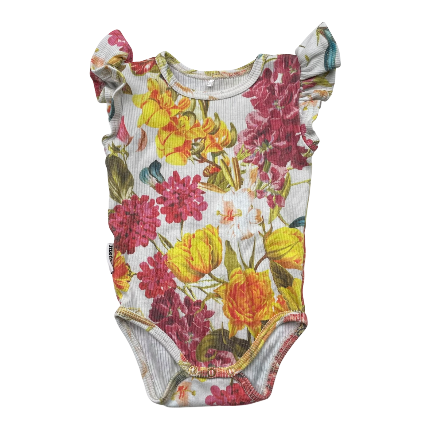 Metsola t-shirt body, flowers | 62cm