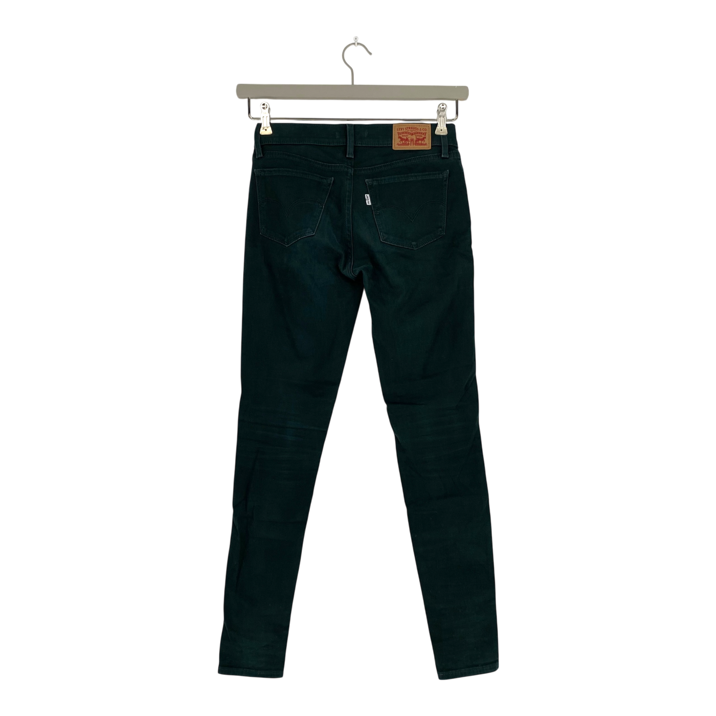 Levi's 710 super skinny jeans, dark green | woman W25