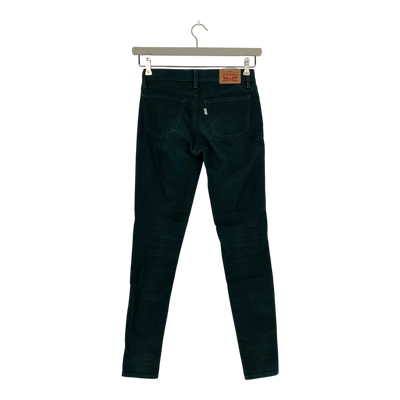 Levi's 710 super skinny jeans, dark green | woman W25