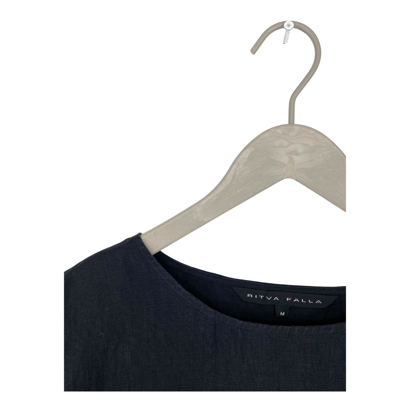 Ritva Falla woven tunic, black | woman M