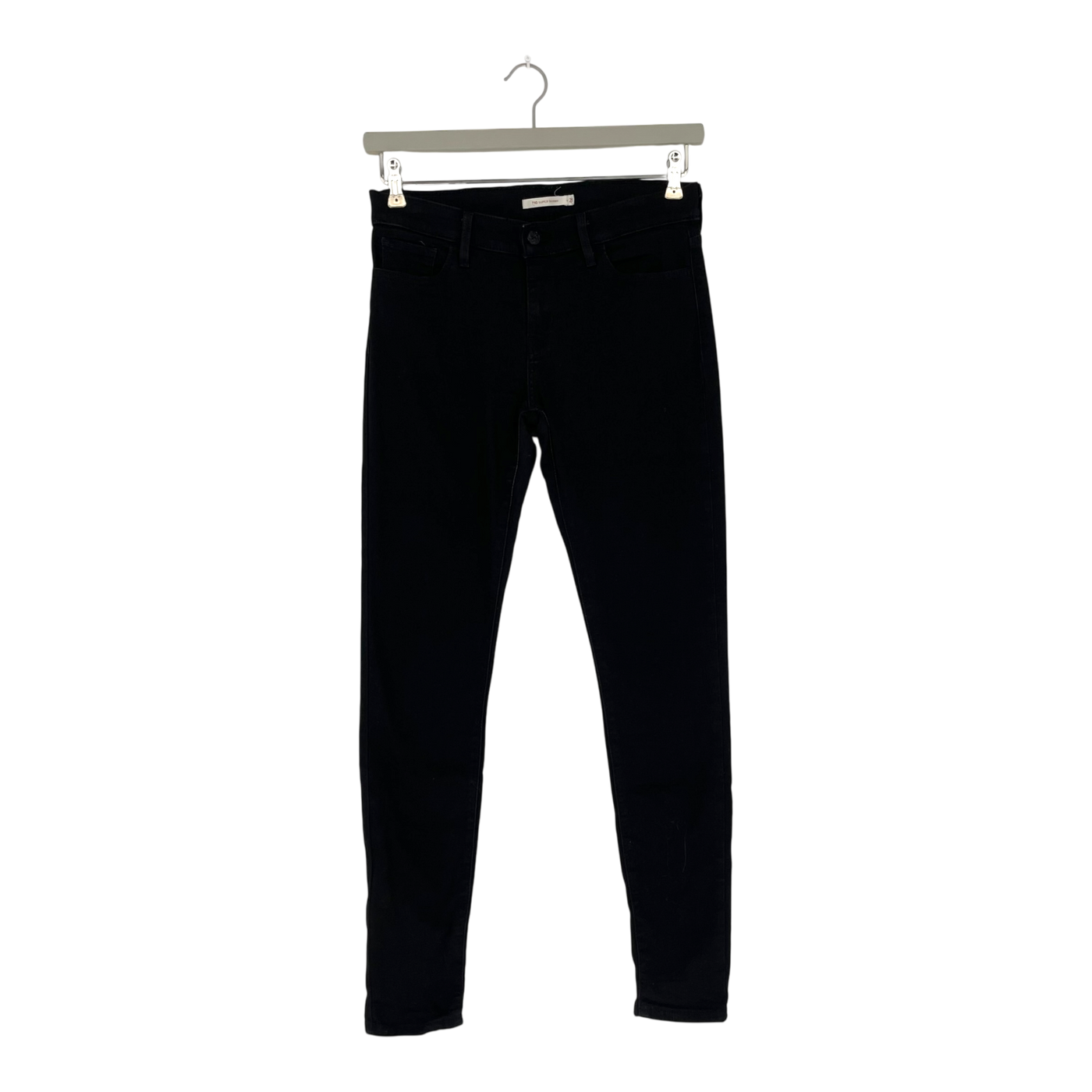 Levi's 710 super skinny jeans, black | woman W28