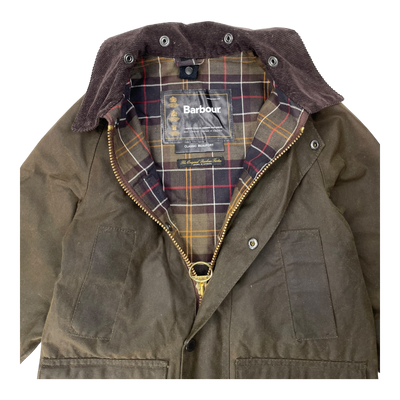 Barbour classic beaufort jacket, brown | 110cm