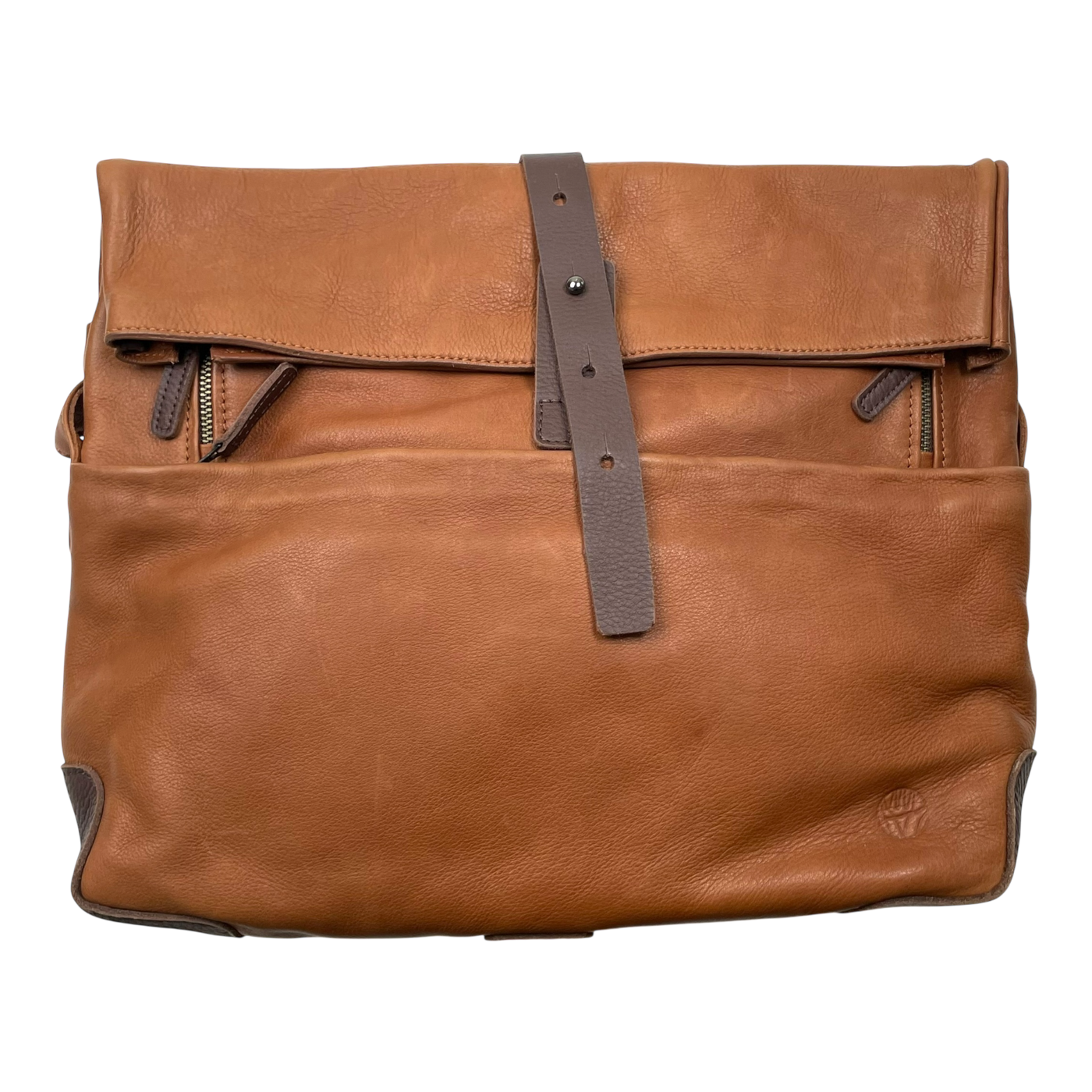 Harold's Bags mount ivy messenger bag, cognac