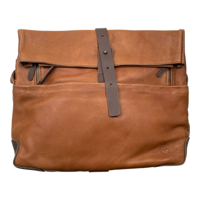 Harold's Bags mount ivy messenger bag, cognac