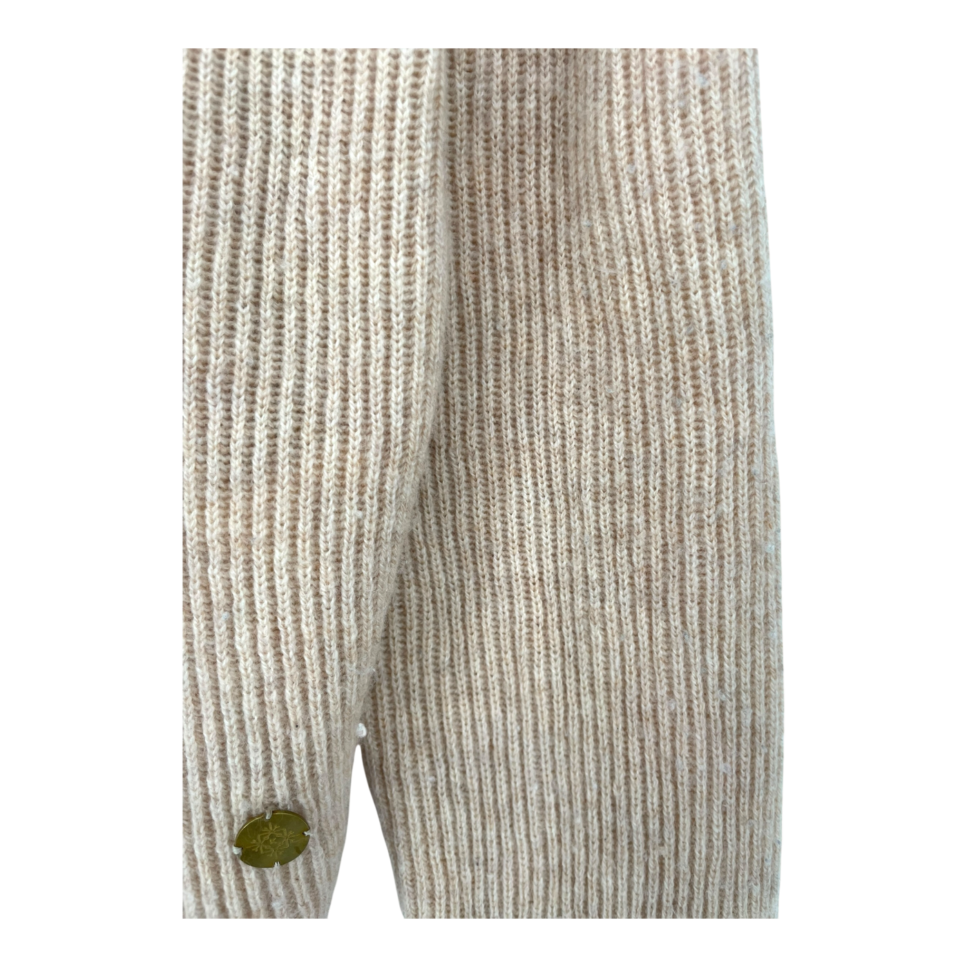 Kaiko buttoned wool cardigan, wheat | woman M