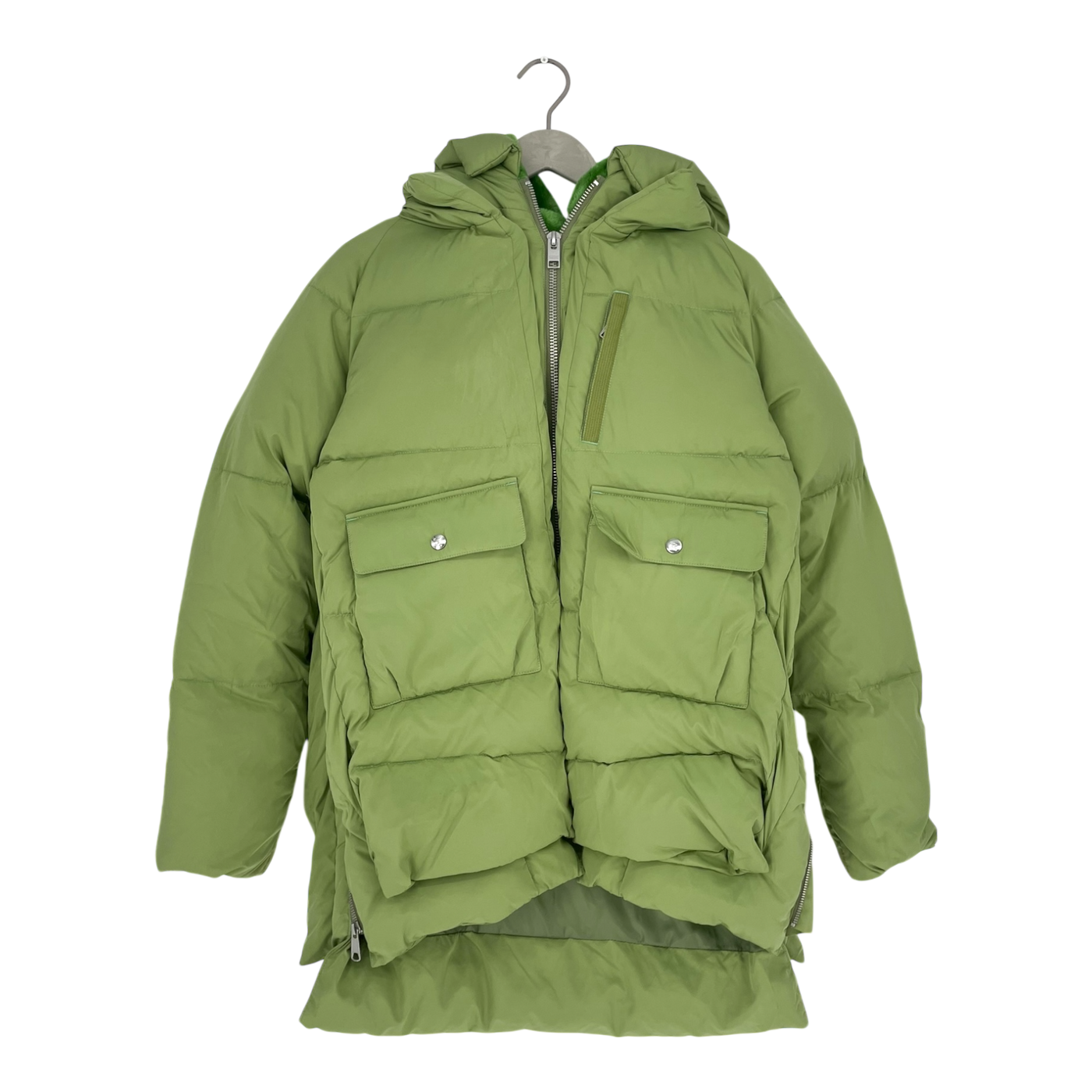 Embassy of Bricks and Logs Lyndon puffer jacket, moss | woman S