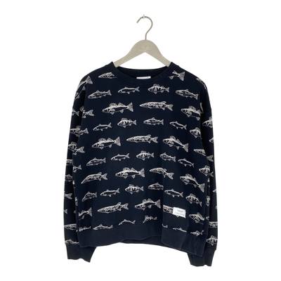 Riva Clothing sweatshirt, fish | unisex L