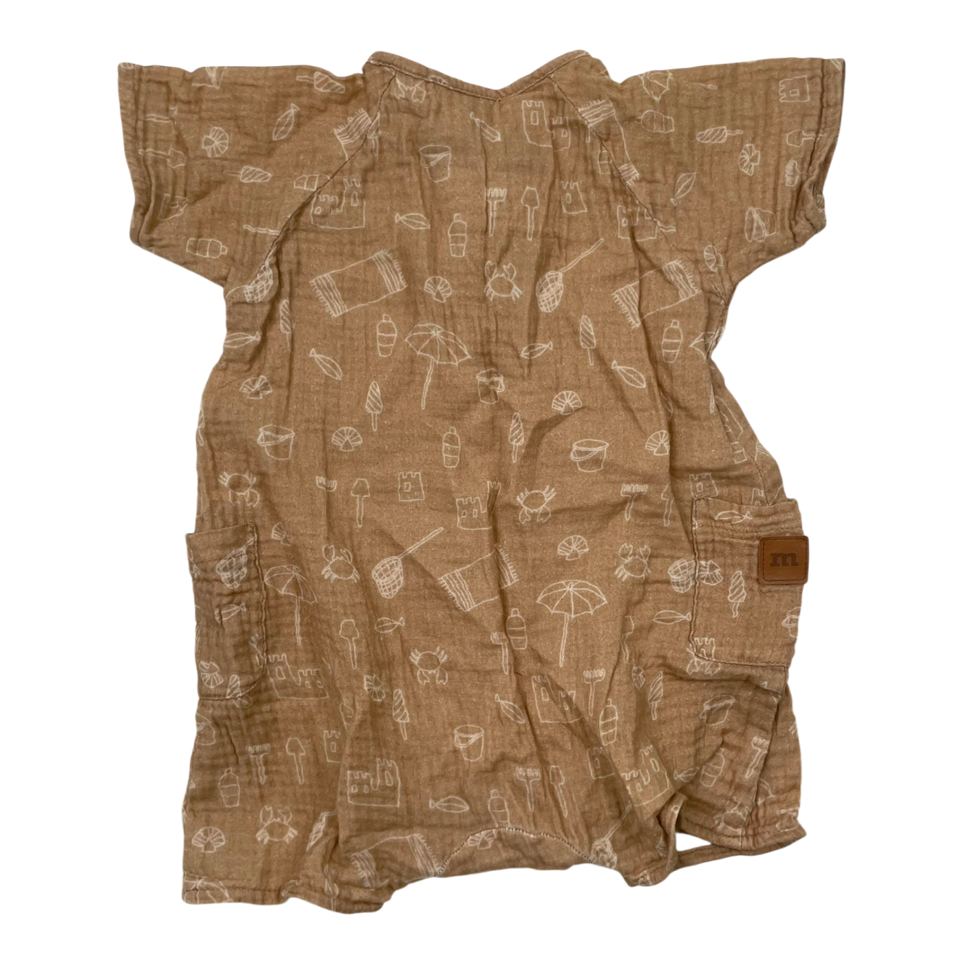 Metsola muslin romper, beige | 62/68cm