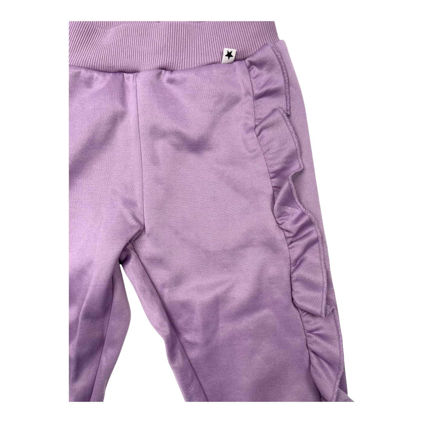 Molo frill jogger pants, purple | 104cm