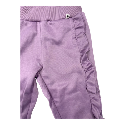 Molo frill jogger pants, purple | 104cm