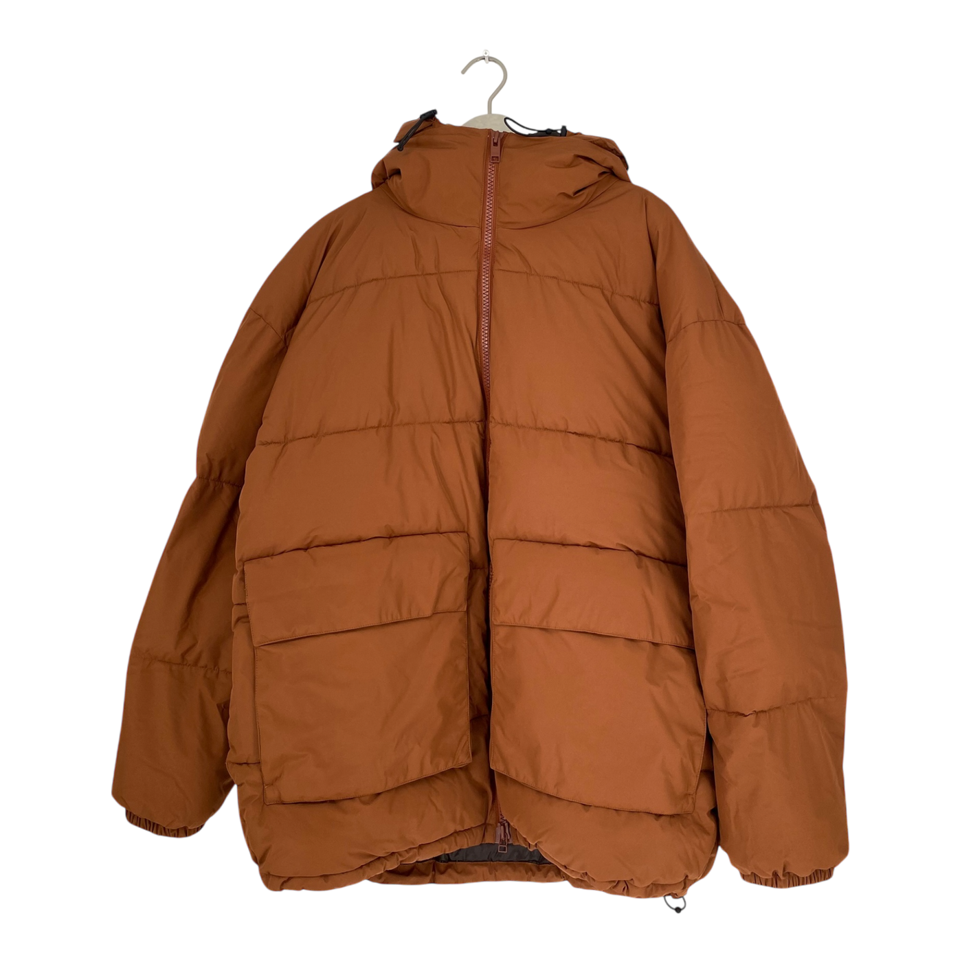 Embassy of Bricks and Logs rawdon puffer jacket, rust | unisex L