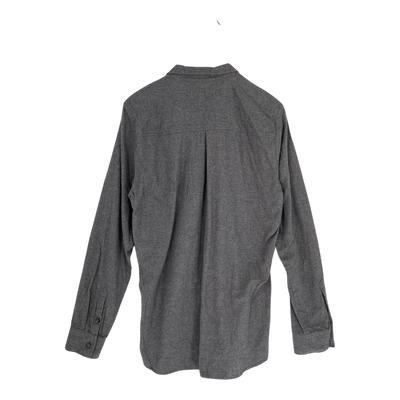 R-Collection flannel shirt, grey | man L