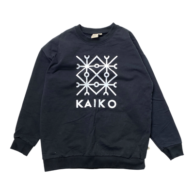 Kaiko logo sweatshirt, black | 146/152cm