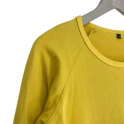 Ommellinen basic sweatshirt, yellow | woman XS
