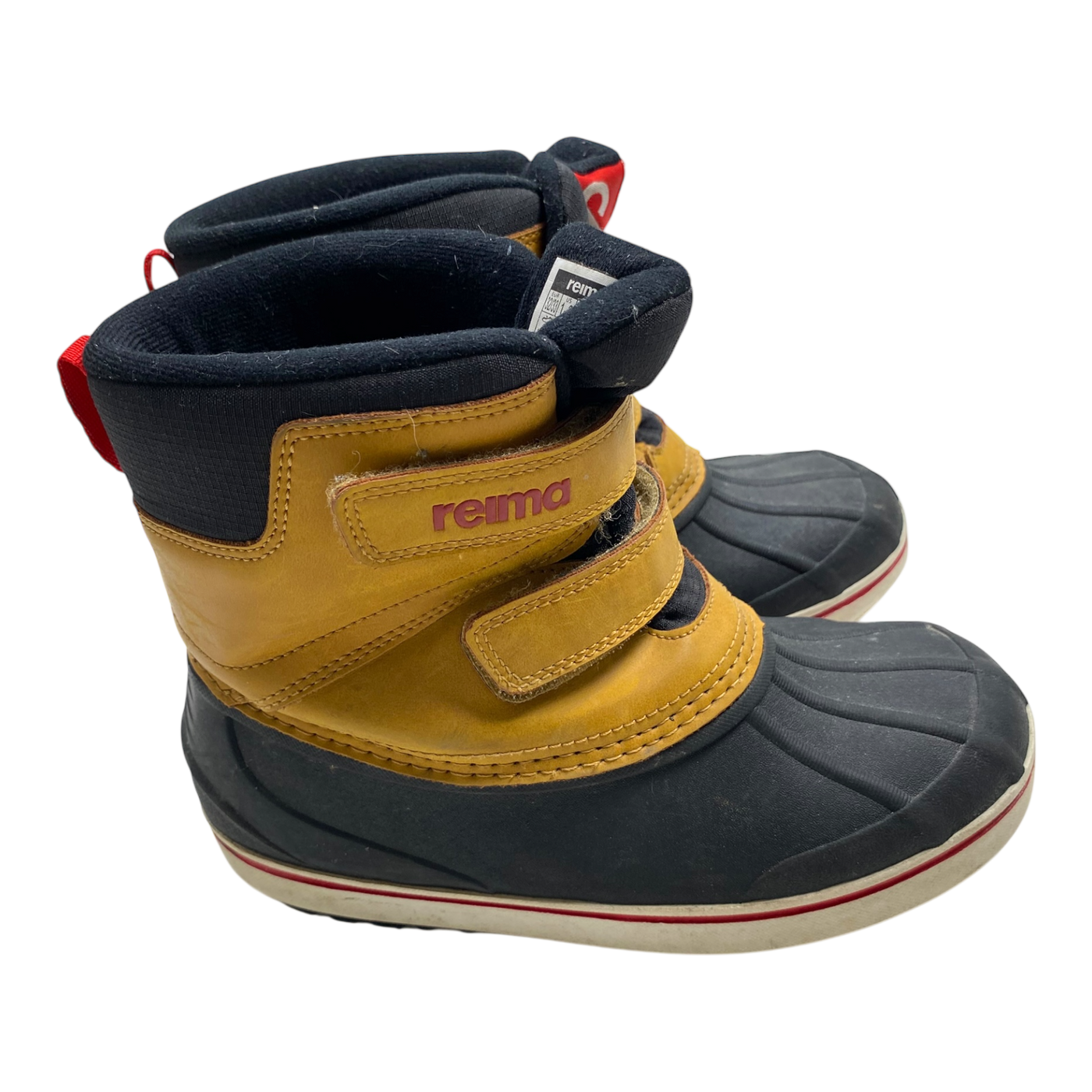 Reima coconi winter duck boots, yellow | 32/33