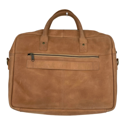 Holzrichter leather breafcase, tan