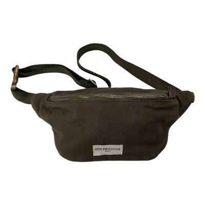 Holzrichter canvas bumbag, hunter green