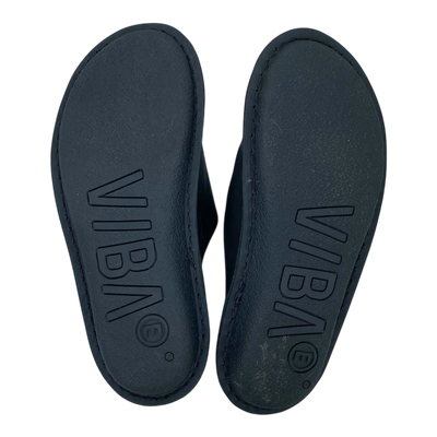 VIBAe Roma leather slippers, preto black | 39