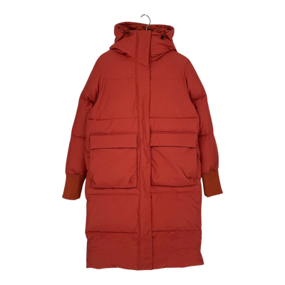 Embassy of Bricks and Logs ry puffer jacket, brick red | unisex S