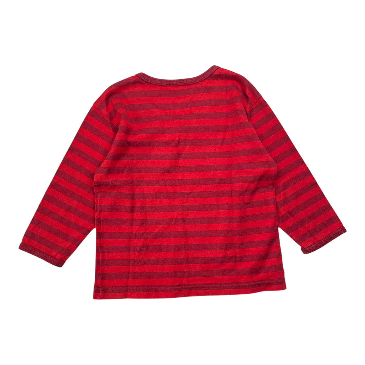 Marimekko stripe shirt, red | 90cm