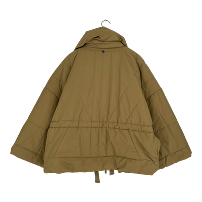 Embassy of Bricks and Logs Fu puffer jacket, golden leaf | woman