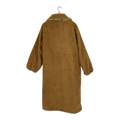 Embassy of Bricks and Logs lille sherpa teddy coat, caramel | woman S