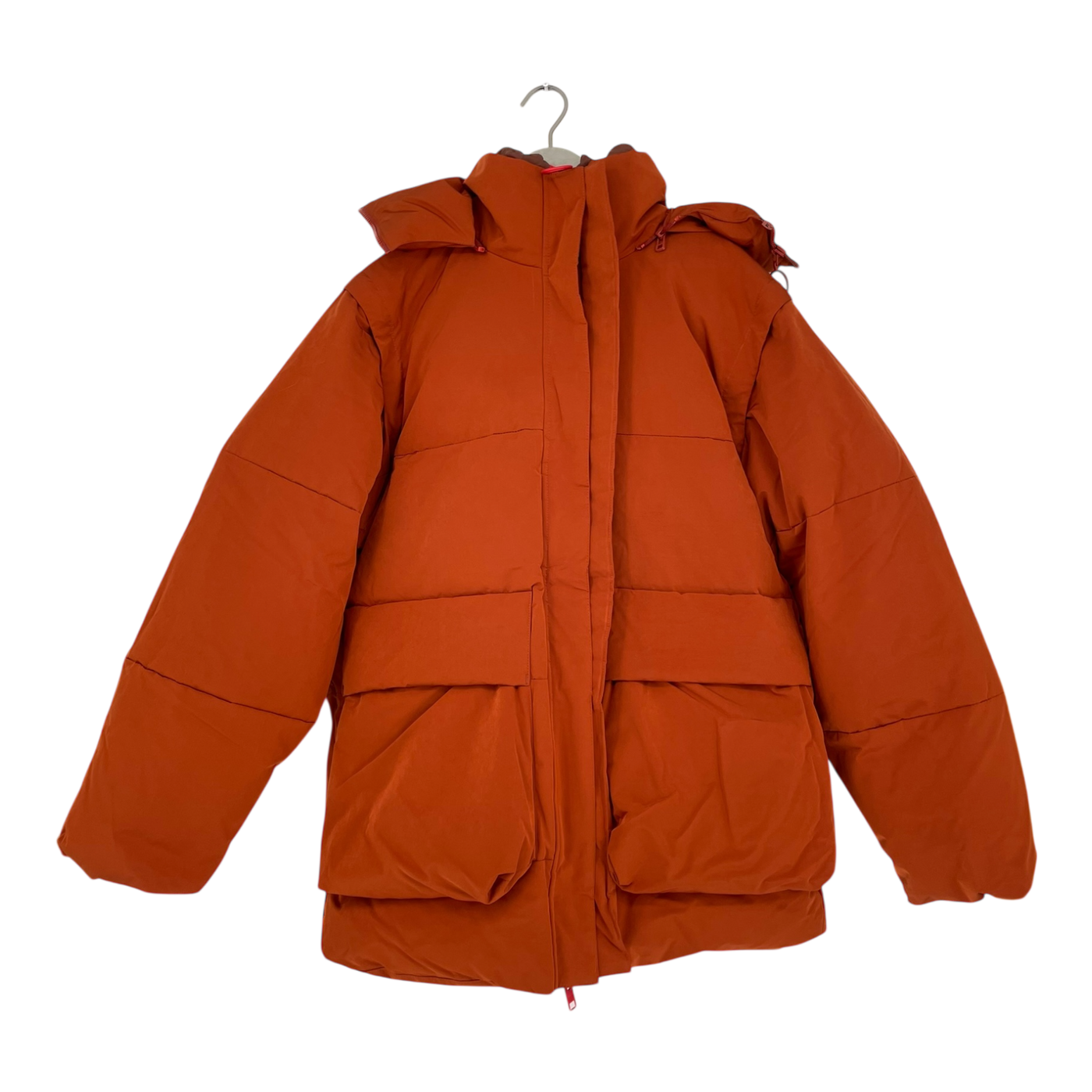 Embassy of Bricks and Logs whidbey winter jacket, burnt red | unisex L