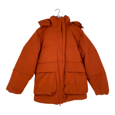 Embassy of Bricks and Logs whidbey winter jacket, burnt red | unisex L