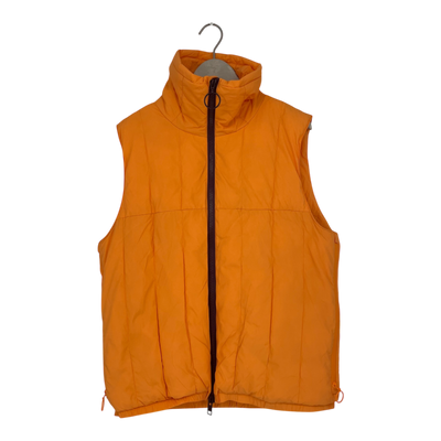 Embassy of Bricks and Logs Barrett puffer vest, orange | unisex L