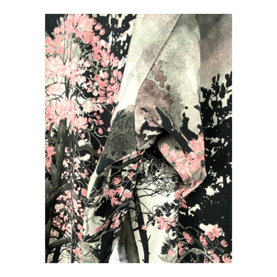 Ommellinen tricot dress, trees | woman XL/2XL