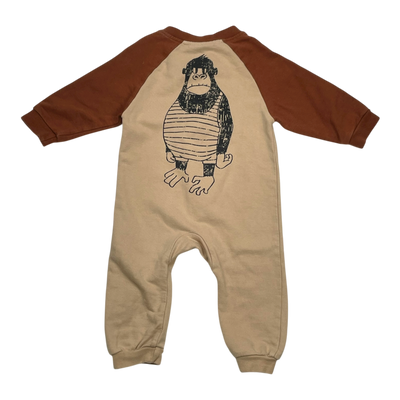 Mainio jumpsuit, gorilla  | 62/68cm
