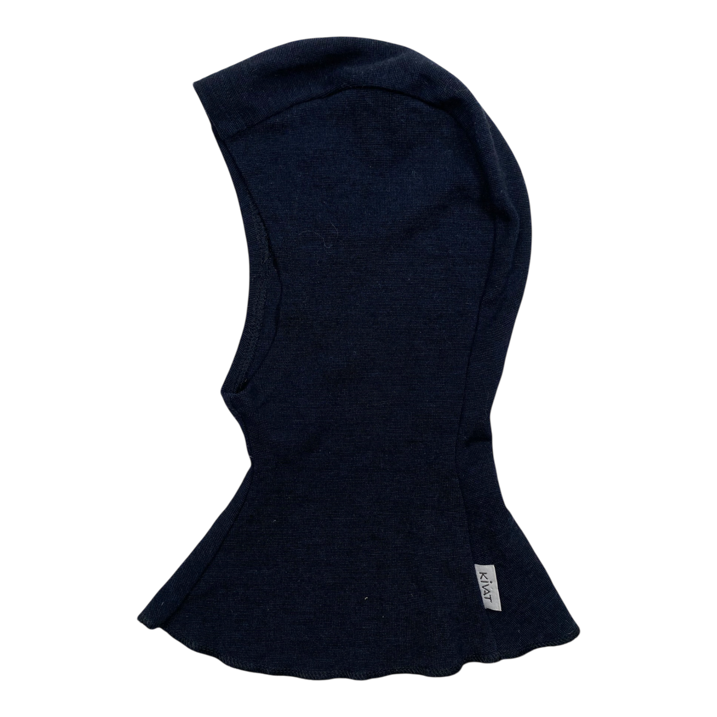 Kivat merino wool /silk balaclava, black| 5-10y