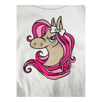 Mainio rib shirt, unicorn | 134/140cm