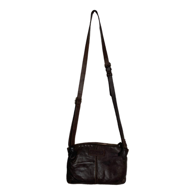 Harold's Bags leather submarine handbag small, brown