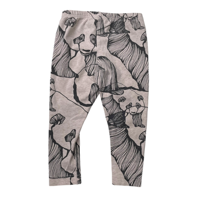 Metsola leggings, panda | 86/92cm