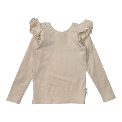 Gugguu frill shirt, almond | 104cm