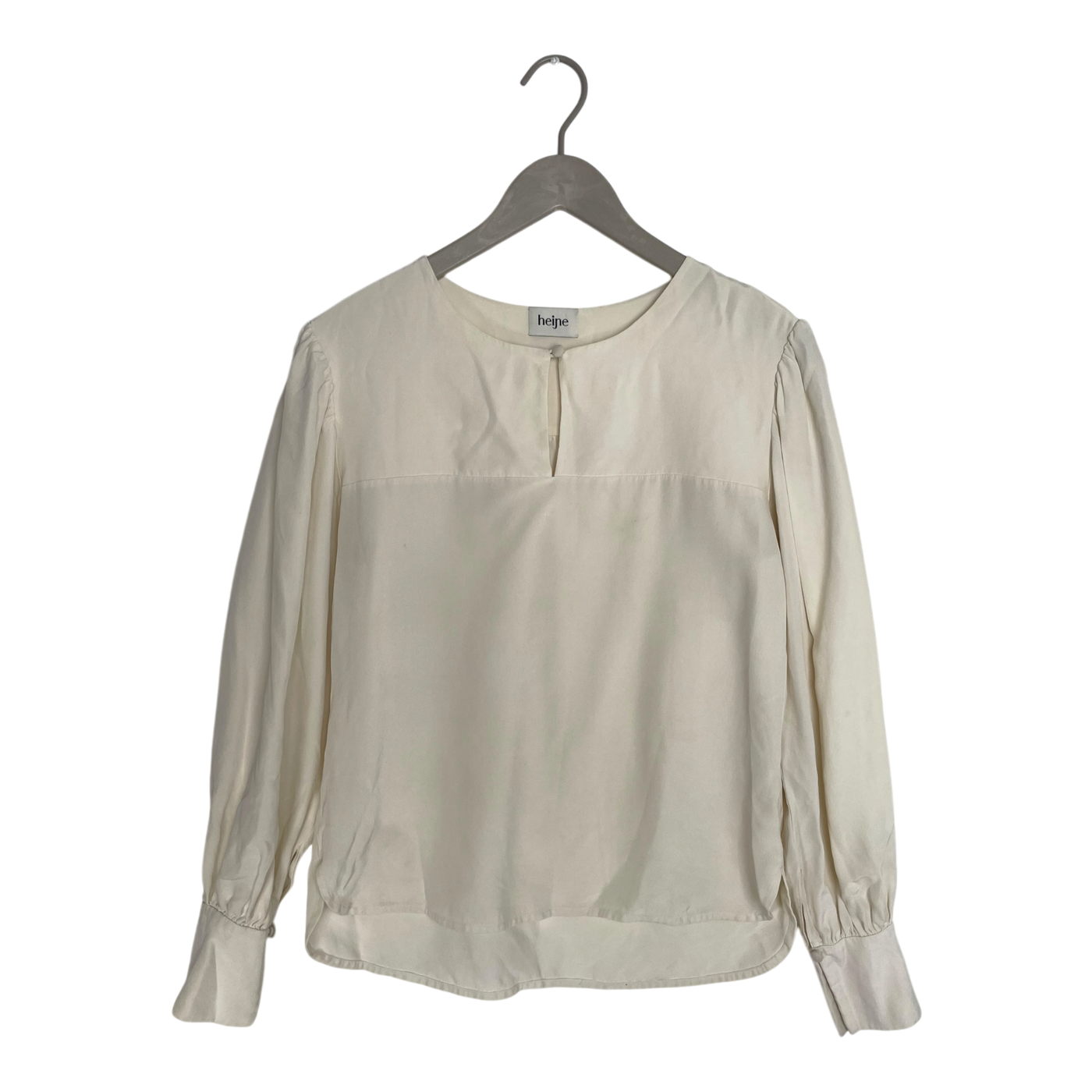 Studio Heijne silk blouse, cream | woman M