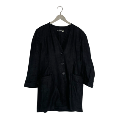 Marimekko blazer jacket, black | woman 40