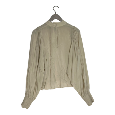 Kaiko puff blouse, vanilla | woman M