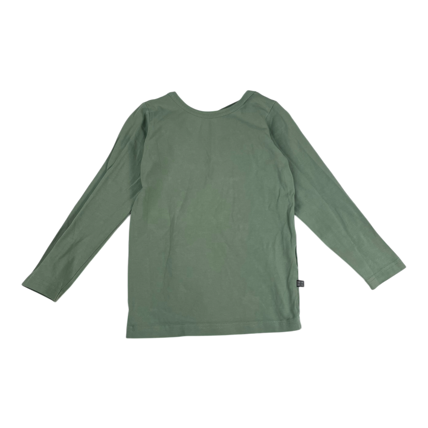 Kaiko cross shirt, tea green | 98/104cm