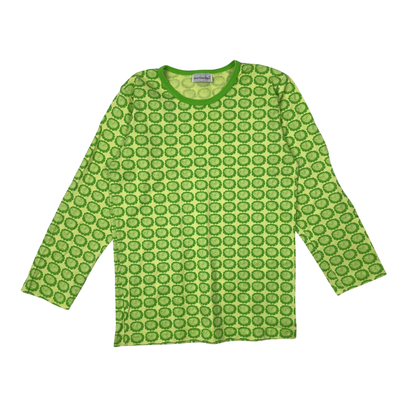 Marimekko shirt, green | 140cm