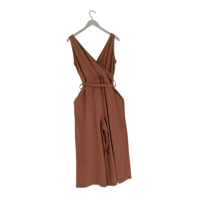 Kaiko wrap jumpsuit, caramel | woman M