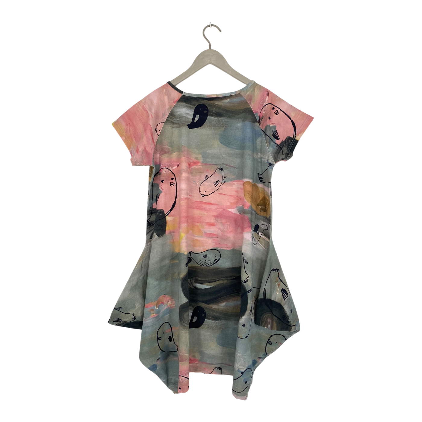 Papu kanto dress, birds | woman L