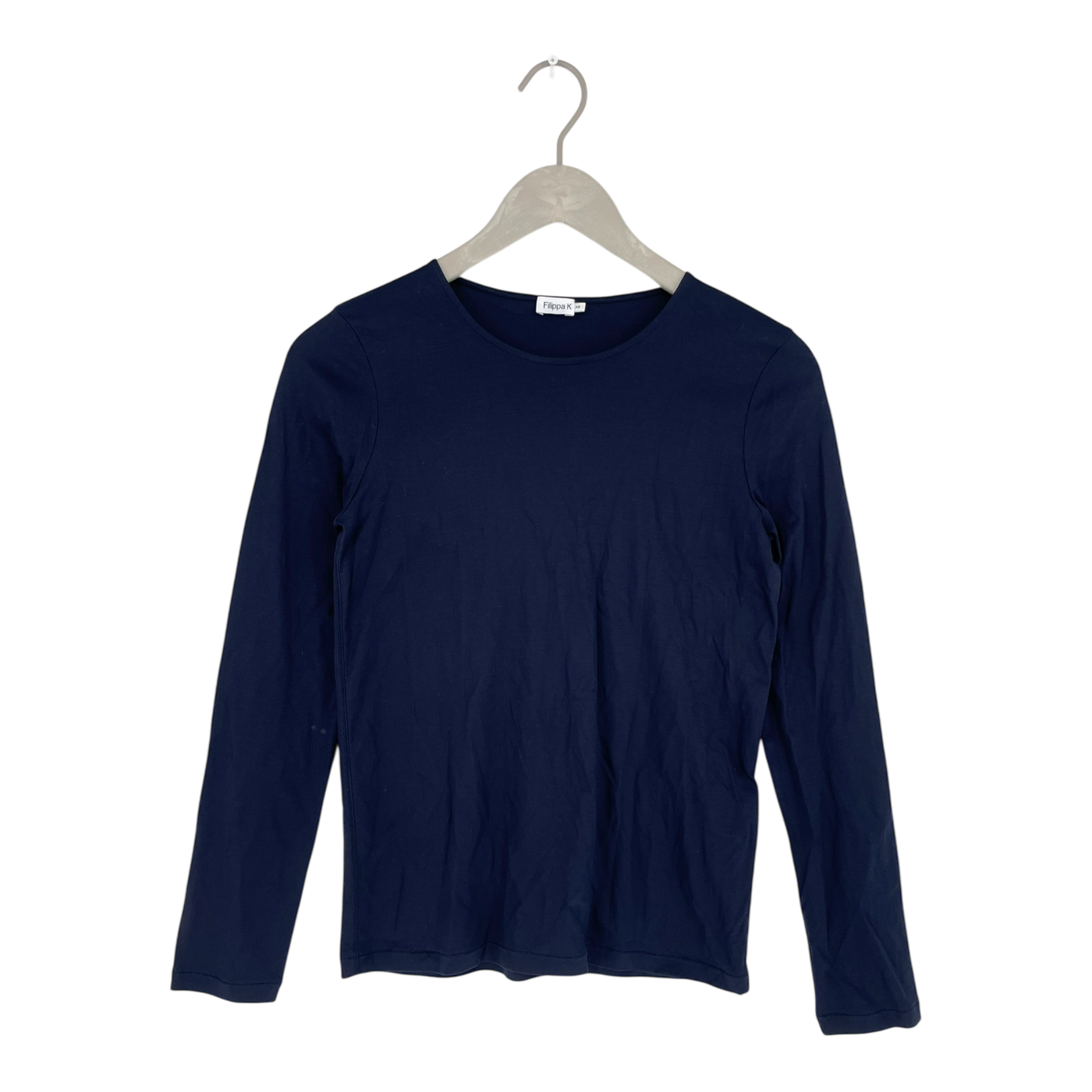 Filippa tricot t-shirt, dark blue | woman XS