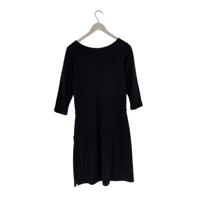 North Outdoor merino dress, dark grey | woman M